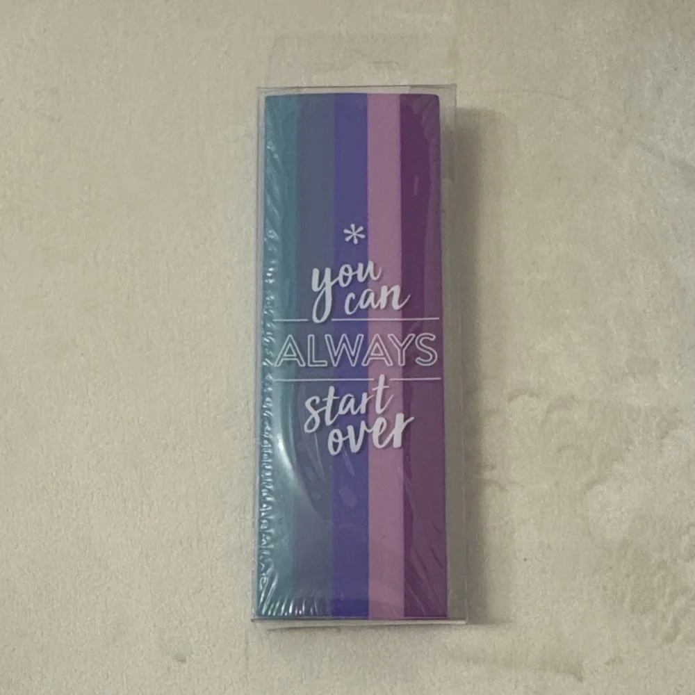 3/$25 Erin Condren Colorful Eraser 6-Pack “You can always start over”